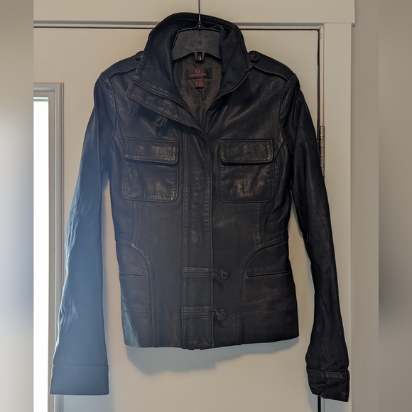 Danier Soft Distressed Leather Jacket - Picture 2 of 11